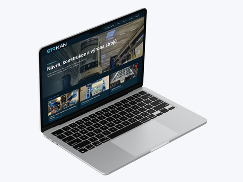 Web STRKAN na notebooku